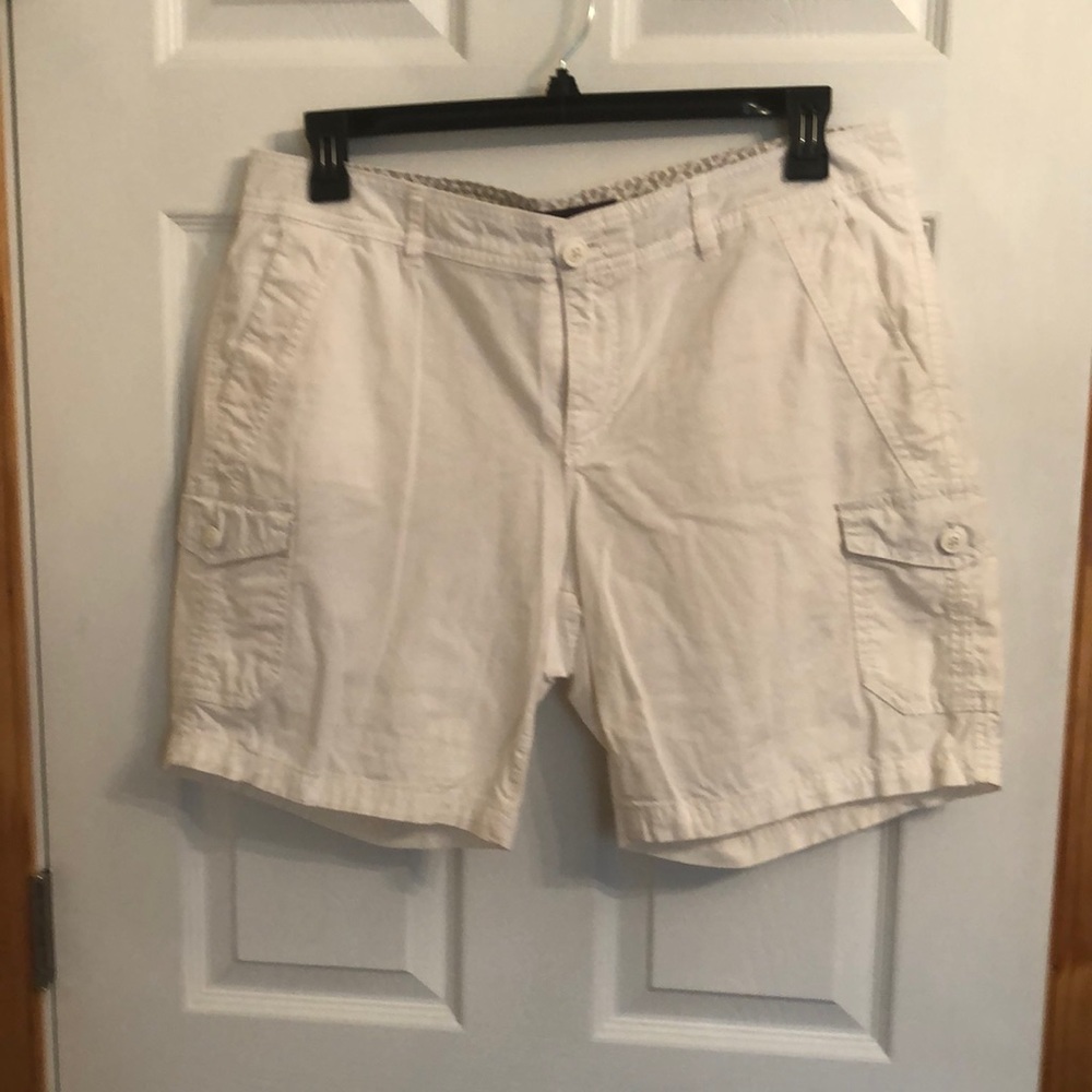14 Eddie Bauer white cargo shorts
